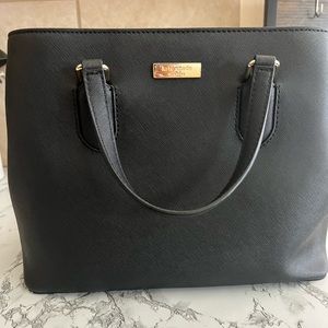 Kate Spade Black Leather Satchel
